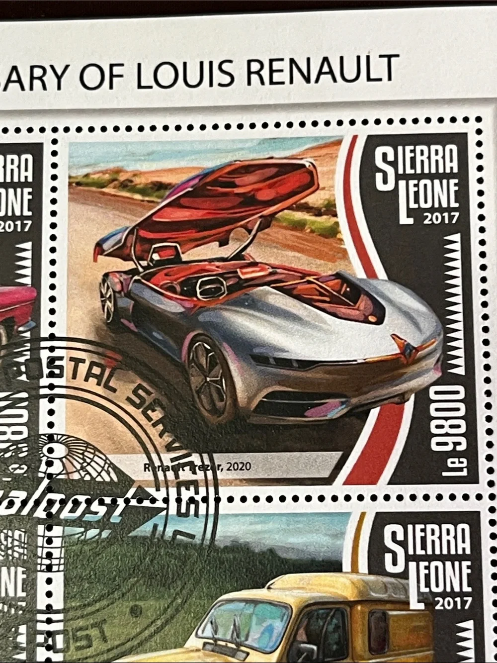 Commemorative Stamp Sheet - Multicolor